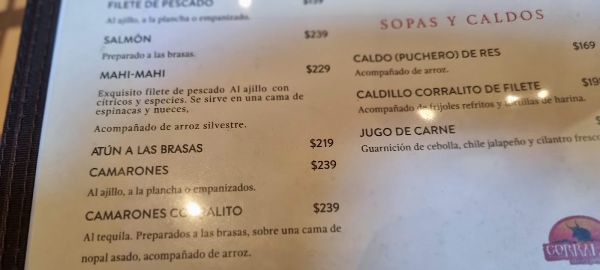 Corralito Menu - Image 6